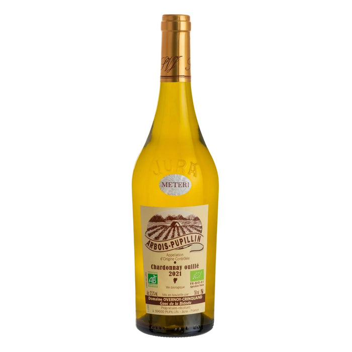 Arbois Pupillin AOC Chardonnay Ouillé 2021 Domaine Overnoy-Crinquand 0,75L — Vino Bianco Giura Francia