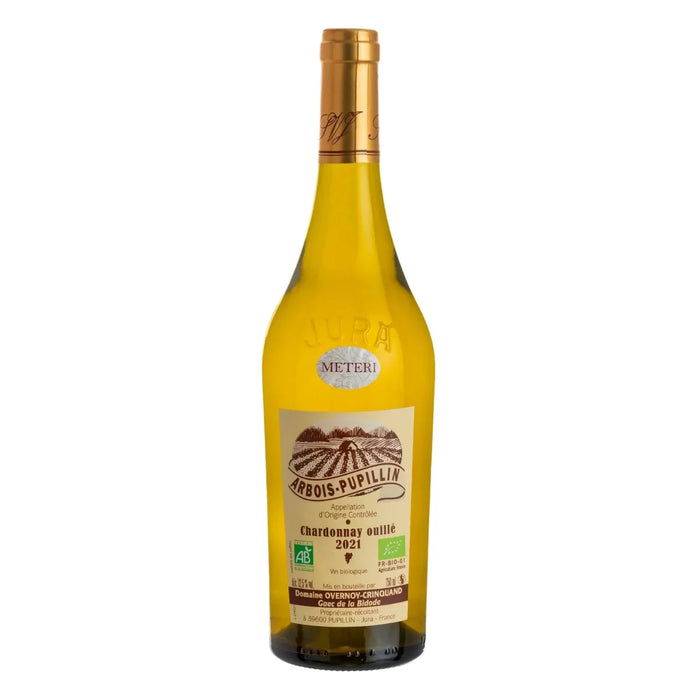 Arbois Pupillin AOC Chardonnay Ouillé 2021 Domaine Overnoy-Crinquand 0,75L — Vino Bianco Giura Francia