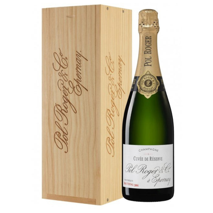 Champagne AOC Brut Vintage 2004 Pol Roger 0,75L — Champagne Francia