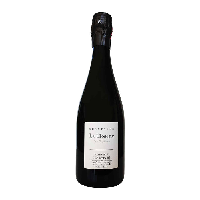 Champagne AOC Blanc de Noirs Extra-Brut La Closerie Les Béguines 2023 Jérôme Prevost 0,75L — Cuvée Dosaggio Zero Champagne