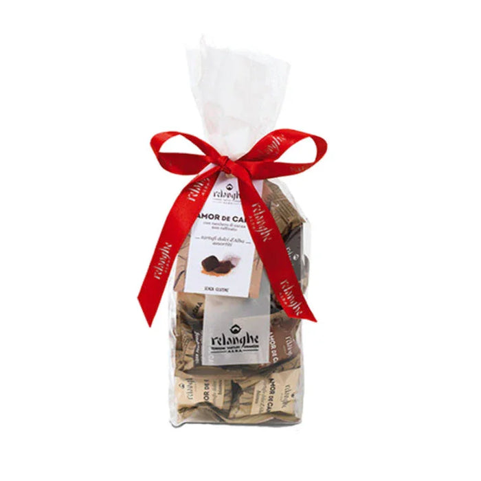Tartufi Dolci Amor de Cana Re Langhe 150g — Cioccolato Artigianale Piemonte — Assortimento 3 Gusti