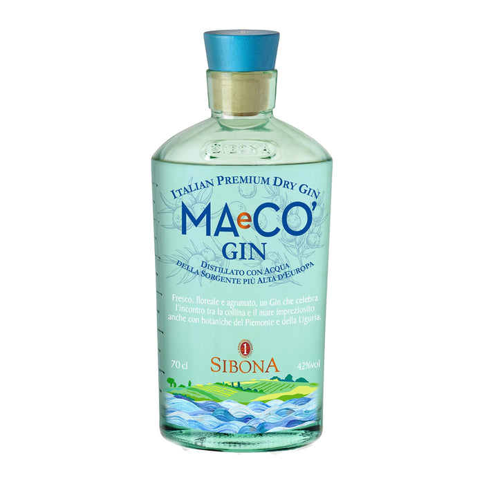 Sibona Gin MAeCO' 0,7L — Gin Italiano Piemonte