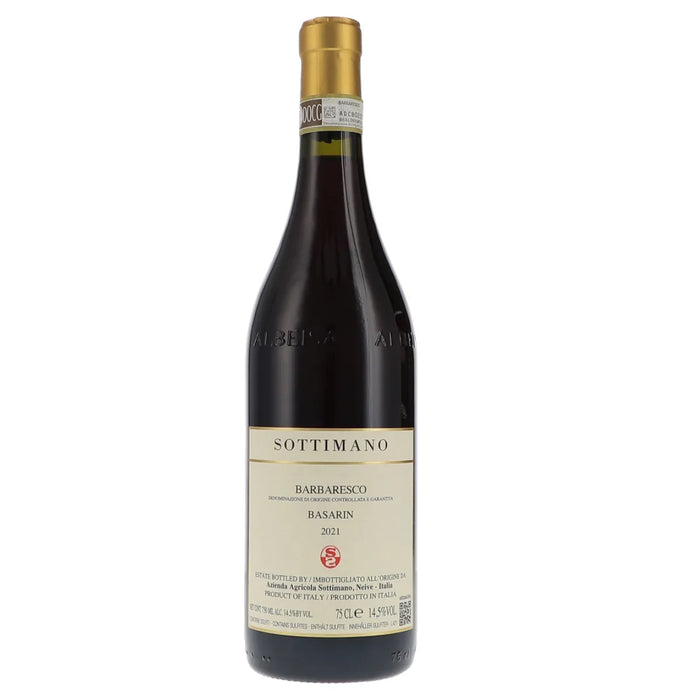 Barbaresco DOCG Basarin 2021 Sottimano 0,75L — Vino Rosso Piemonte Nebbiolo