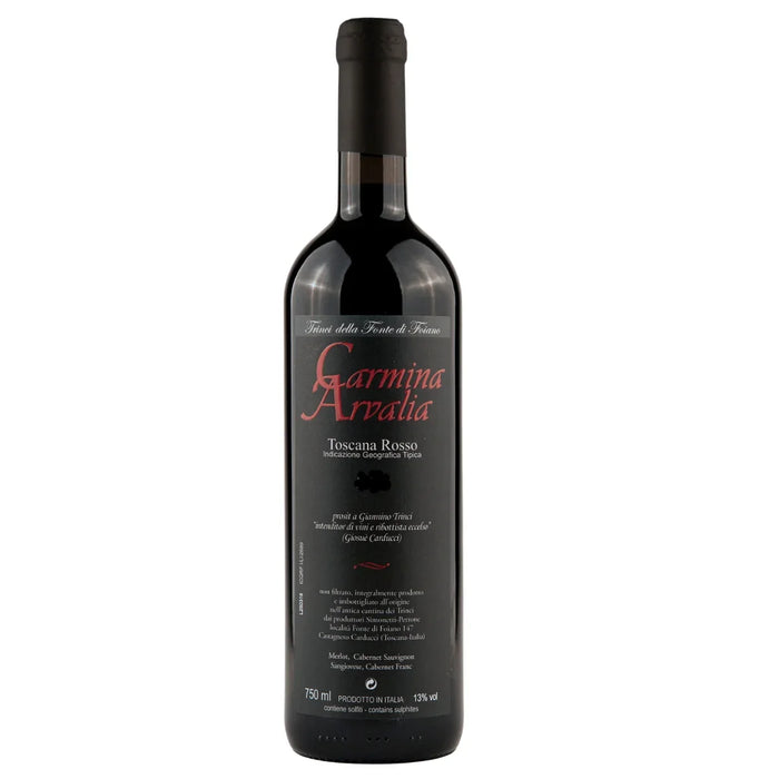 Carmine Arvalia Toscana Rosso IGT 2019 Trinci Della Fonte Di Foiano 0,75L — Vino Rosso Toscana