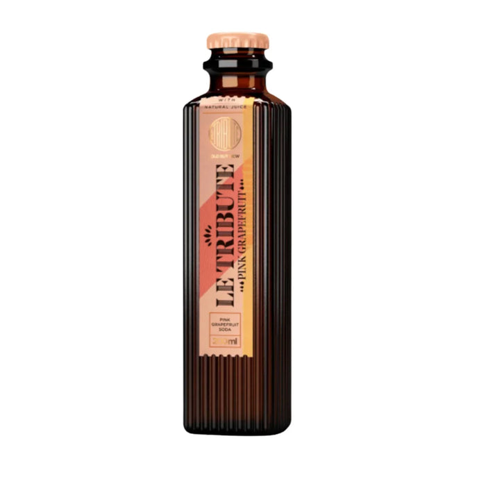 Le Tribute Pink Grapefruit 0,2L — Acqua Tonica Aromatizzata — Estratti Naturali di Pompelmo Rosa
