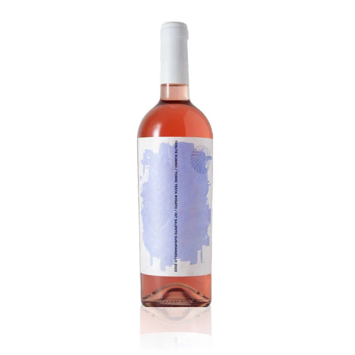 Torre Testa Rosato Susumaniello Salento IGT 2022 Tenute Rubino 0,75L — Vino Rosato Puglia