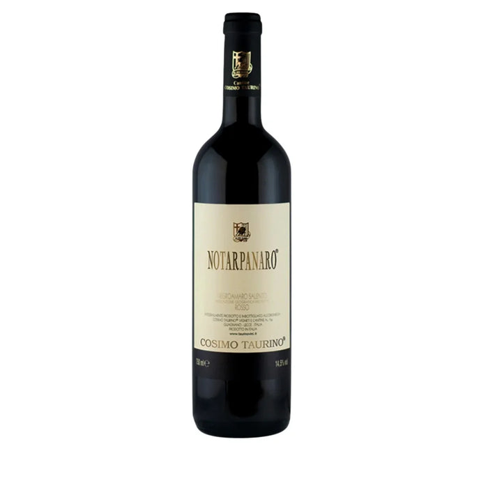 Notarpanaro Salento IGP 2015 Cosimo Taurino 0,75L — Vino Rosso Puglia Primitivo