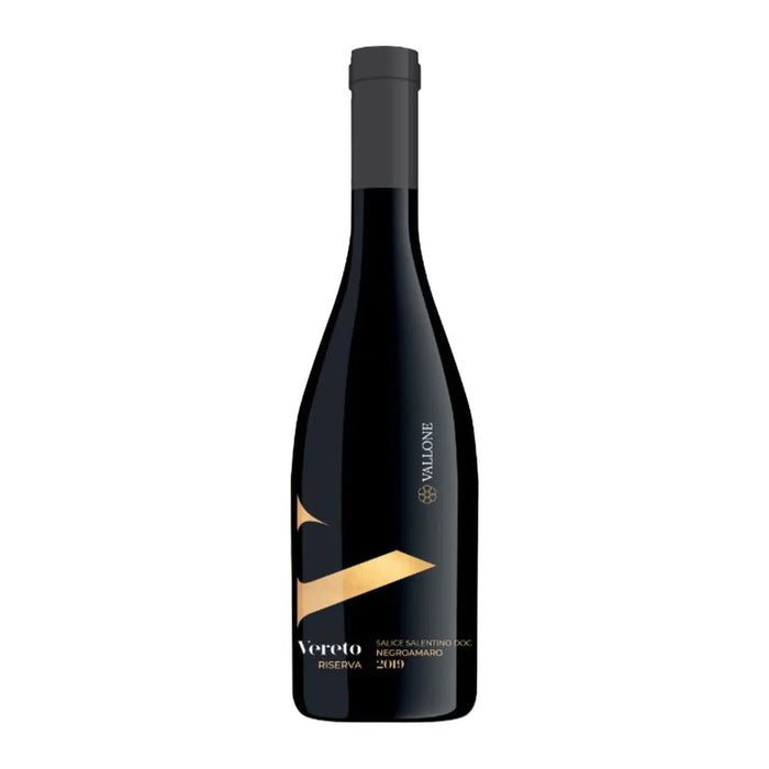 Vereto Salice Salentino DOP Riserva 2020 Agricole Vallone 0,75L — Vino Rosso Puglia Primitivo