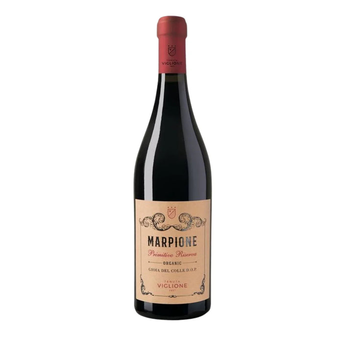 Marpione Primitivo Gioia del Colle DOC 2021 Tenuta Viglione 0,75L — Vino Rosso Puglia Primitivo