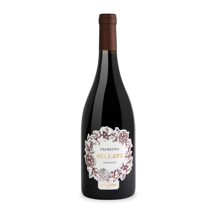 Sellato Primitivo Gioia del Colle DOP 2019 Tenuta Viglione 0,75L — Vino Rosso Puglia Primitivo Bio