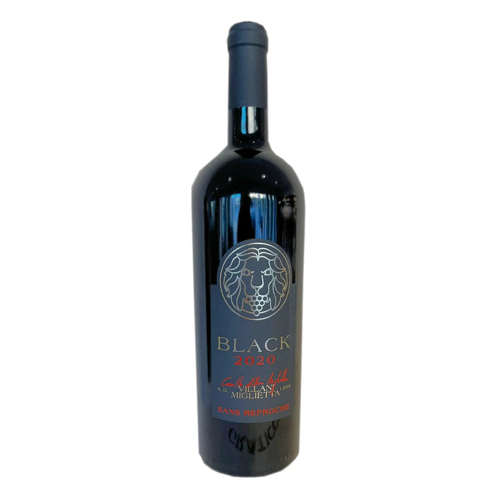 Black Negroamaro Salento IGT 2020 Villani Miglietta 0,75L — Vino Rosso Puglia Negroamaro