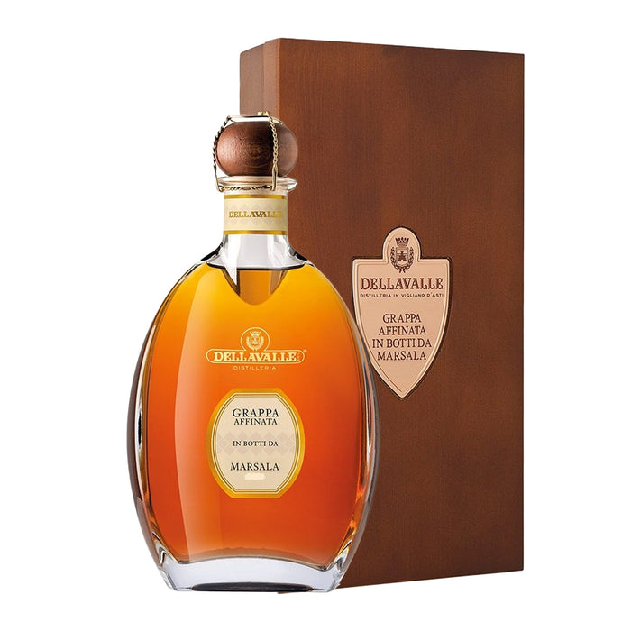 Della Valle Grappa Affinata in Botti di Marsala 0,7L — Grappa Italiana