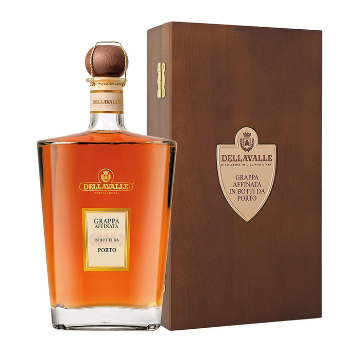 Della Valle Grappa Affinata in Botti di Porto 0,7L — Grappa Italiana