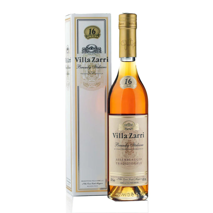 Villa Zarri Brandy Assemblaggio Tradizionale 16 Anni 0,7L — Brandy Italiano