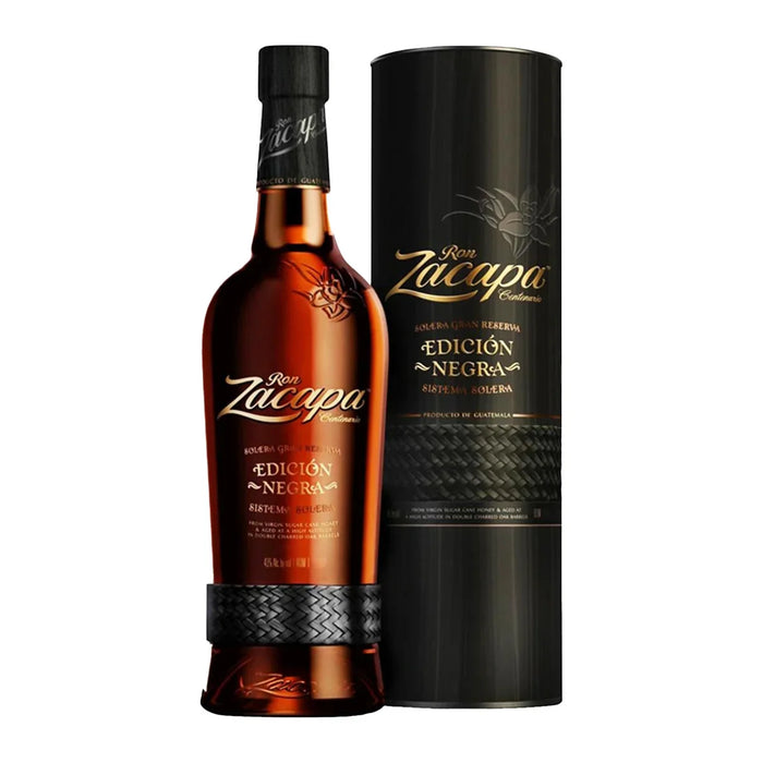 Zacapa Edición Negra Rum 0,75L — Rum Premium Guatemala