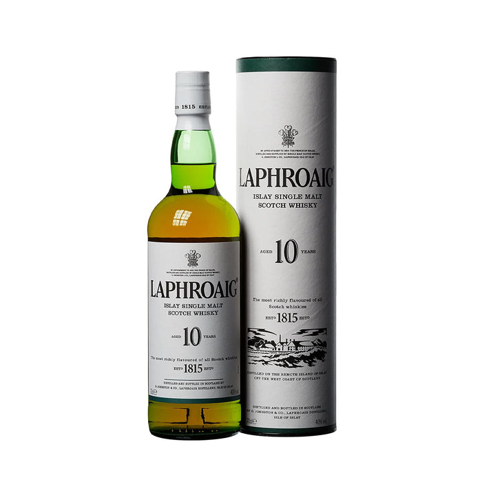 Islay Single Malt Scotch Whisky 10 Years Old - Laphroaig (Astuccio)