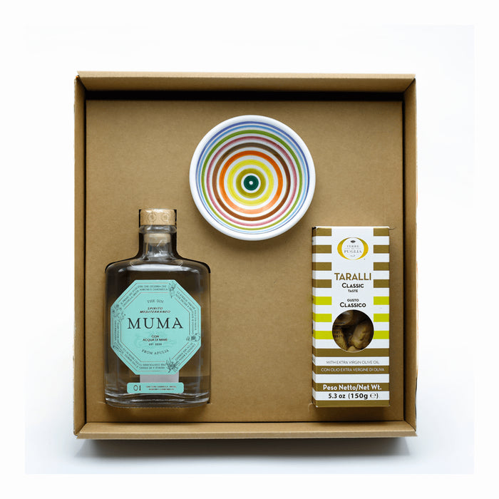 Muma Gin 500ml BOX Aperitivo con Taralli