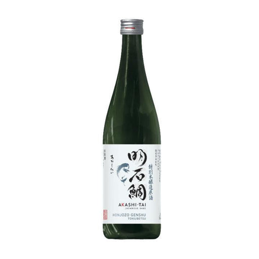 Sake Honjozo Genshu Tokubetsu - Akashi-Tai 70cl 15% - Wine&More